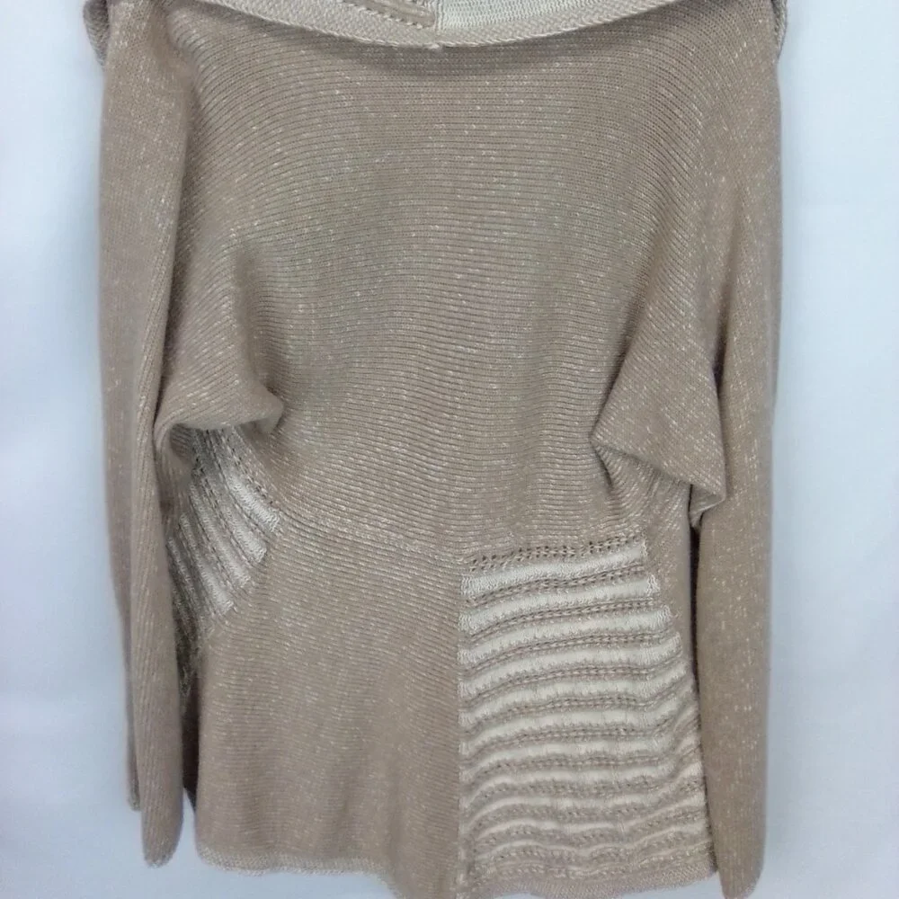 Charter Club Women's Open Knit Long Sleeve Relax Fit Cotton Blend Cardigan Large - Picture 6 of 7